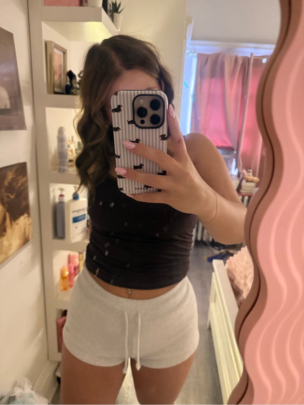 TNA Gray Sweatfleece Shorts